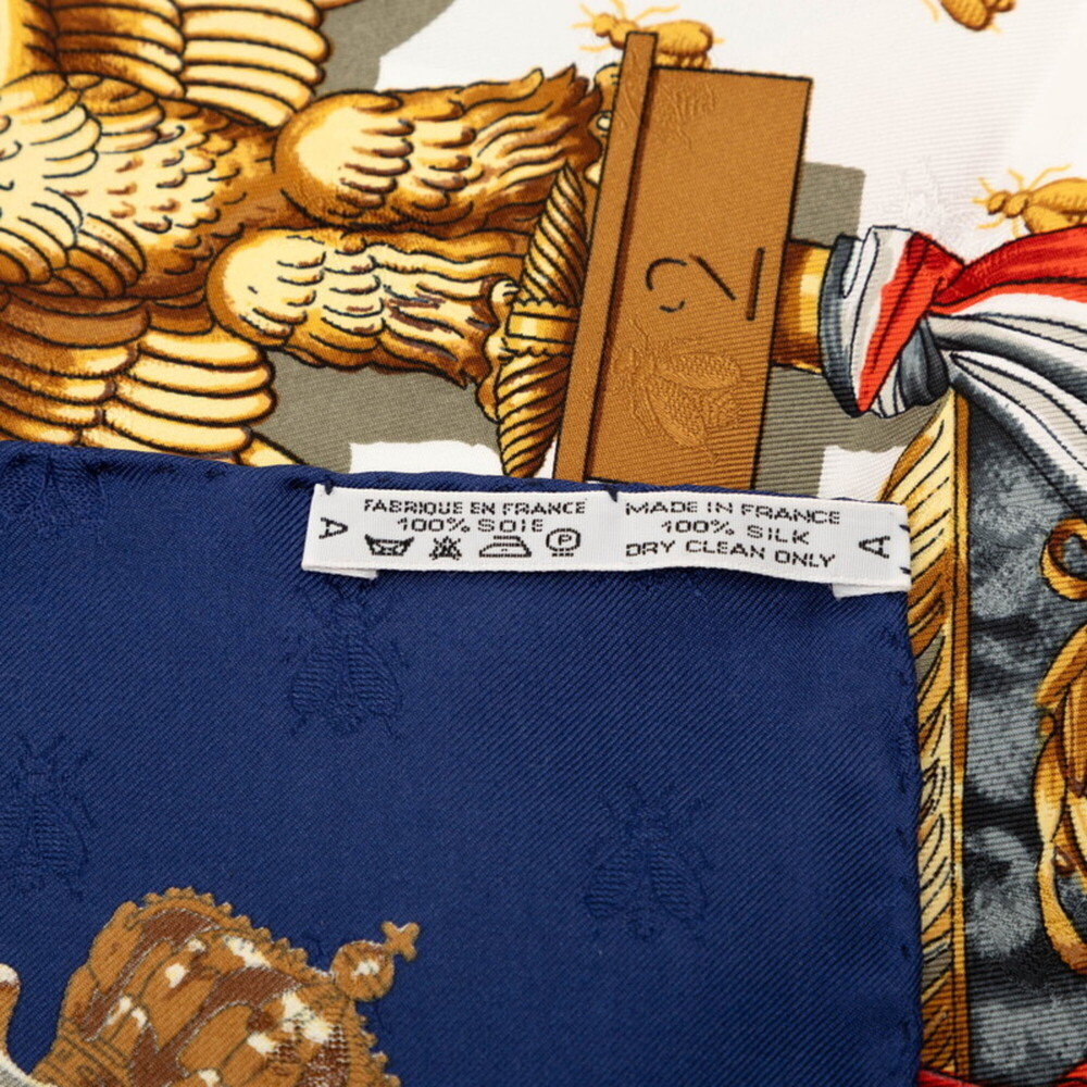 HERMES Authentic Black Silk Scarf - Picture 8 of 9